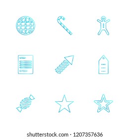 Set of 9 icons, for web, internet, mobile apps, interface design: business, finance, shopping, communication, fitness, computer, media, transportation, travel, easter, christmas, summer, device