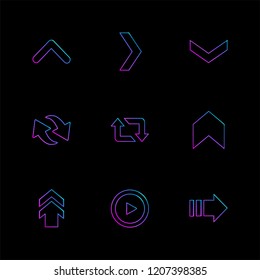 Set of 9 icons, for web, internet, mobile apps, interface design: business, finance, shopping, communication, fitness, computer, media, transportation, travel, easter, christmas, summer, device
