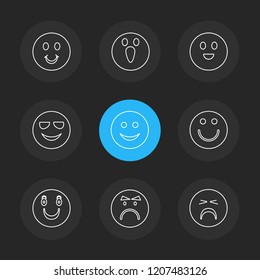 Set of 9 icons, for web, internet, mobile apps, interface design: business, finance, shopping, communication, fitness, computer, media, transportation, travel, easter, christmas, summer, device