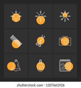 Set of 9 icons, for web, internet, mobile apps, interface design: business, finance, shopping, communication, fitness, computer, media, transportation, travel, easter, christmas, summer, device