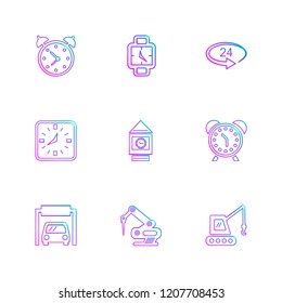 Set of 9 icons, for web, internet, mobile apps, interface design: business, finance, shopping, communication, fitness, computer, media, transportation, travel, easter, christmas, summer, device