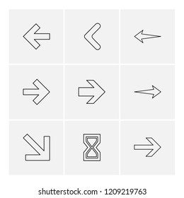 Set of 9 icons, for web, internet, mobile apps, interface design: business, finance, shopping, communication, fitness, computer, media, transportation, travel, easter, christmas, summer, device