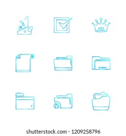 Set of 9 icons, for web, internet, mobile apps, interface design: business, finance, shopping, communication, fitness, computer, media, transportation, travel, easter, christmas, summer, device