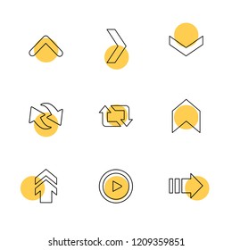 Set of 9 icons, for web, internet, mobile apps, interface design: business, finance, shopping, communication, fitness, computer, media, transportation, travel, easter, christmas, summer, device