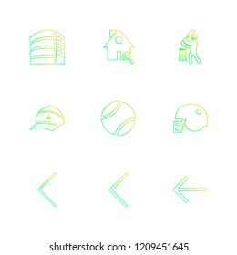 Set of 9 icons, for web, internet, mobile apps, interface design: business, finance, shopping, communication, fitness, computer, media, transportation, travel, easter, christmas, summer, device
