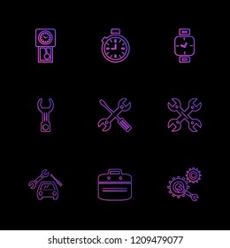 Set of 9 icons, for web, internet, mobile apps, interface design: business, finance, shopping, communication, fitness, computer, media, transportation, travel, easter, christmas, summer, device