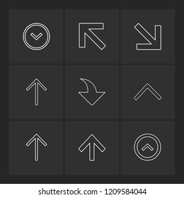 Set of 9 icons, for web, internet, mobile apps, interface design: business, finance, shopping, communication, fitness, computer, media, transportation, travel, easter, christmas, summer, device
