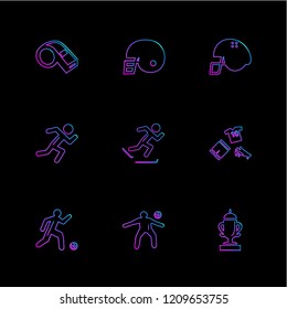 Set of 9 icons, for web, internet, mobile apps, interface design: business, finance, shopping, communication, fitness, computer, media, transportation, travel, easter, christmas, summer, device