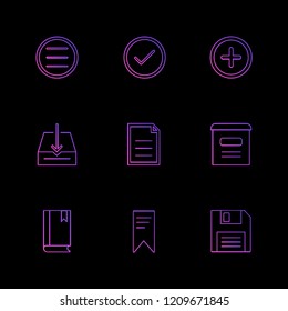 Set of 9 icons, for web, internet, mobile apps, interface design: business, finance, shopping, communication, fitness, computer, media, transportation, travel, easter, christmas, summer, device