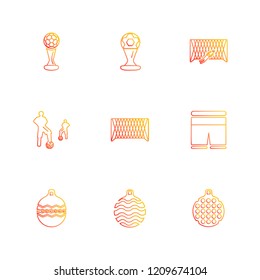 Set of 9 icons, for web, internet, mobile apps, interface design: business, finance, shopping, communication, fitness, computer, media, transportation, travel, easter, christmas, summer, device