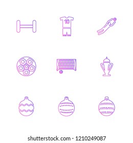Set of 9 icons, for web, internet, mobile apps, interface design: business, finance, shopping, communication, fitness, computer, media, transportation, travel, easter, christmas, summer, device