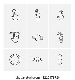 Set of 9 icons, for web, internet, mobile apps, interface design: business, finance, shopping, communication, fitness, computer, media, transportation, travel, easter, christmas, summer, device