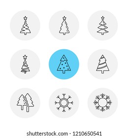 Set of 9 icons, for web, internet, mobile apps, interface design: business, finance, shopping, communication, fitness, computer, media, transportation, travel, easter, christmas, summer, device