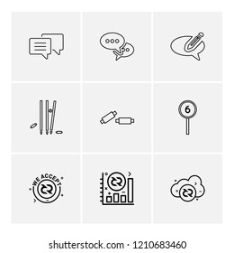 Set of 9 icons, for web, internet, mobile apps, interface design: business, finance, shopping, communication, fitness, computer, media, transportation, travel, easter, christmas, summer, device