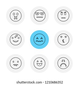 Set of 9 icons, for web, internet, mobile apps, interface design: business, finance, shopping, communication, fitness, computer, media, transportation, travel, easter, christmas, summer, device
