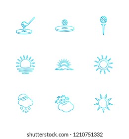 Set of 9 icons, for web, internet, mobile apps, interface design: business, finance, shopping, communication, fitness, computer, media, transportation, travel, easter, christmas, summer, device