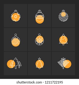 Set of 9 icons, for web, internet, mobile apps, interface design: business, finance, shopping, communication, fitness, computer, media, transportation, travel, easter, christmas, summer, device