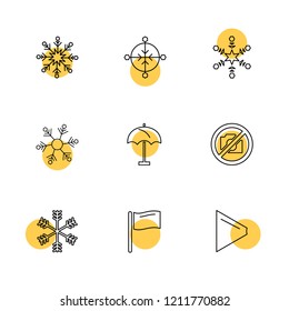 Set of 9 icons, for web, internet, mobile apps, interface design: business, finance, shopping, communication, fitness, computer, media, transportation, travel, easter, christmas, summer, device