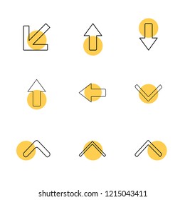 Set of 9 icons, for web, internet, mobile apps, interface design: business, finance, shopping, communication, fitness, computer, media