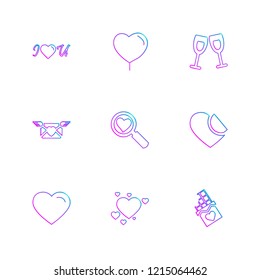 Set of 9 icons, for web, internet, mobile apps, interface design: business, finance, shopping, communication, fitness, computer, media, transportation, travel, easter, christmas, summer, device