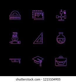 Set of 9 icons, for web, internet, mobile apps, interface design: business, finance, shopping, communication, fitness, computer, media, transportation, travel, easter, christmas, summer, device