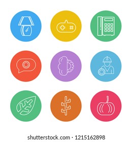 Set of 9 icons, for web, internet, mobile apps, interface design: business, finance, shopping, communication, fitness, computer, media, transportation, travel, easter, christmas, summer, device