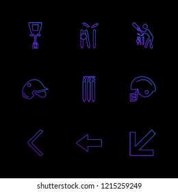 Set of 9 icons, for web, internet, mobile apps, interface design: business, finance, shopping, communication, fitness, computer, media, transportation, travel, easter, christmas, summer, device