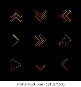 Set of 9 icons, for web, internet, mobile apps, interface design: business, finance, shopping, communication, fitness, computer, media, transportation, travel, easter, christmas, summer, device