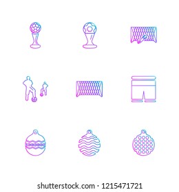 Set of 9 icons, for web, internet, mobile apps, interface design: business, finance, shopping, communication, fitness, computer, media, transportation, travel, easter, christmas, summer, device