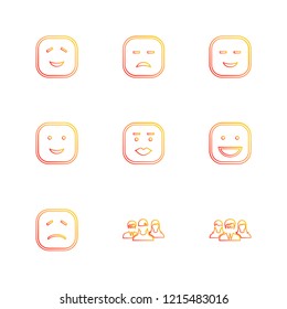 Set of 9 icons, for web, internet, mobile apps, interface design: business, finance, shopping, communication, fitness, computer, media, transportation, travel, easter, christmas, summer, device