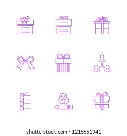 Set of 9 icons, for web, internet, mobile apps, interface design: business, finance, shopping, communication, fitness, computer, media, transportation, travel, easter, christmas, summer, device
