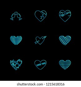 Set of 9 icons, for web, internet, mobile apps, interface design: business, finance, shopping, communication, fitness, computer, media, transportation, travel, easter, christmas, summer, device