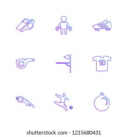 Set of 9 icons, for web, internet, mobile apps, interface design: business, finance, shopping, communication, fitness, computer, media, transportation, travel, easter, christmas, summer, device