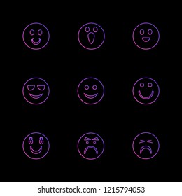 Set of 9 icons, for web, internet, mobile apps, interface design: business, finance, shopping, communication, fitness, computer, media, transportation, travel, easter, christmas, summer, device