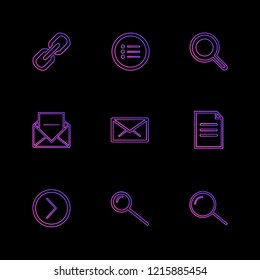 Set of 9 icons, for web, internet, mobile apps, interface design: business, finance, shopping, communication, fitness, computer, media, transportation, travel, easter, christmas, summer, device