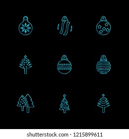 Set of 9 icons, for web, internet, mobile apps, interface design: business, finance, shopping, communication, fitness, computer, media, transportation, travel, easter, christmas, summer, device