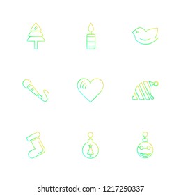 Set of 9 icons, for web, internet, mobile apps, interface design: business, finance, shopping, communication, fitness, computer, media, transportation, travel, easter, christmas, summer, device