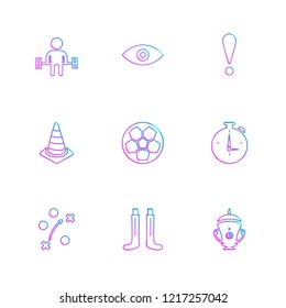 Set of 9 icons, for web, internet, mobile apps, interface design: business, finance, shopping, communication, fitness, computer, media, transportation, travel, easter, christmas, summer, device