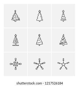 Set of 9 icons, for web, internet, mobile apps, interface design: business, finance, shopping, communication, fitness, computer, media, transportation, travel, easter, christmas, summer, device