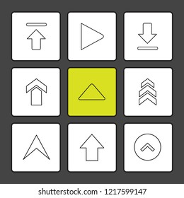 Set of 9 icons, for web, internet, mobile apps, interface design: business, finance, shopping, communication, fitness, computer, media, transportation, travel, easter, christmas, summer, device