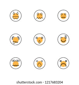 Set of 9 icons, for web, internet, mobile apps, interface design: business, finance, shopping, communication, fitness, computer, media, transportation, travel, easter, christmas, summer, device