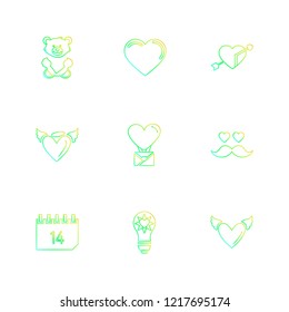 Set of 9 icons, for web, internet, mobile apps, interface design: business, finance, shopping, communication, fitness, computer, media, transportation, travel, easter, christmas, summer, device
