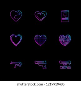 Set of 9 icons, for web, internet, mobile apps, interface design: business, finance, shopping, communication, fitness, computer, media, transportation, travel, easter, christmas, summer, device