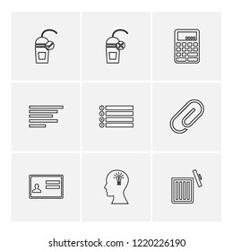 Set of 9 icons, for web, internet, mobile apps, interface design: business, finance, shopping, communication, fitness, computer, media, transportation, travel, easter, christmas, summer, device