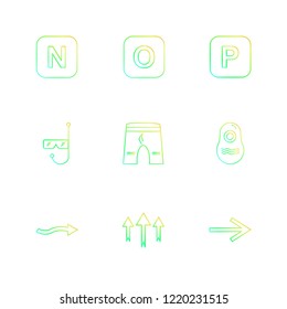 Set of 9 icons, for web, internet, mobile apps, interface design: business, finance, shopping, communication, fitness, computer, media, transportation, travel, easter, christmas, summer, device