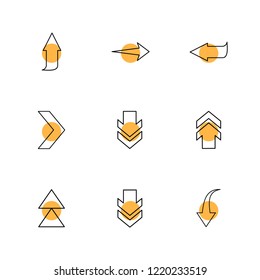 Set of 9 icons, for web, internet, mobile apps, interface design: business, finance, shopping, communication, fitness, computer, media, transportation, travel, easter, christmas, summer, device