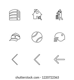 Set of 9 icons, for web, internet, mobile apps, interface design: business, finance, shopping, communication, fitness, computer, media, transportation, travel, easter, christmas, summer, device