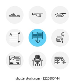 Set of 9 icons, for web, internet, mobile apps, interface design: business, finance, shopping, communication, fitness, computer, media, transportation, travel, easter, christmas, summer, device