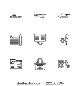 Set of 9 icons, for web, internet, mobile apps, interface design: business, finance, shopping, communication, fitness, computer, media, transportation, travel, easter, christmas, summer, device