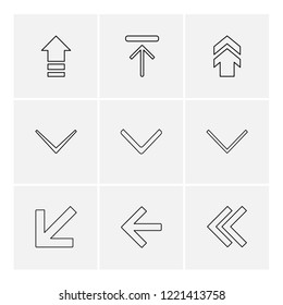 Set of 9 icons, for web, internet, mobile apps, interface design: business, finance, shopping, communication, fitness, computer, media, transportation, travel, easter, christmas, summer, device